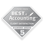 2023 Best of Accounting Client 5 Year Diamond 